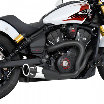view Freedom Performance IN00704 4.5" 2-into-1 Shorty Exhaust for Indian Scouts 2025+