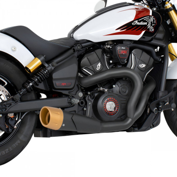 view Freedom Performance IN00710 4.5" 2-into-1 Shorty Exhaust for Indian Scouts 2025+