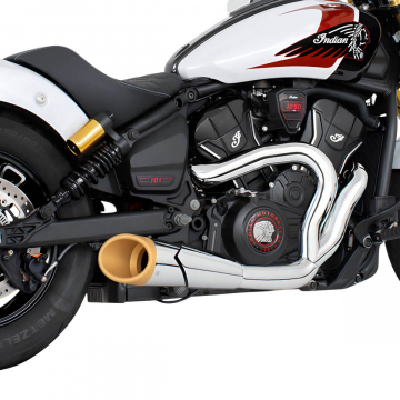 view Freedom Performance IN00713 4.5" 2-into-1 Shorty Exhaust for Indian Scouts 2025+