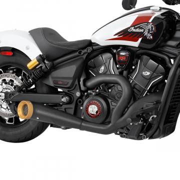 view Freedom Performance IN00725 4.5" 2-into-1 Turn-Out Exhaust for Indian Scouts 2025+