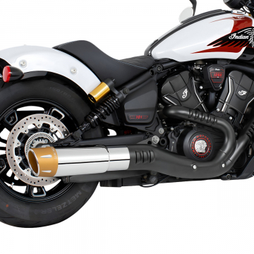 view Freedom Performance S101-45CHR-CFSCPGD 4.5" 2-Step Exhaust for Indian Scouts 2025+