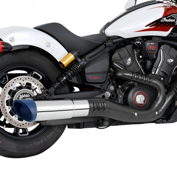 view Freedom Performance S101-45CHR-SLHGB 4.5" 2-Step Exhaust for Indian Scouts 2025+