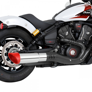 view Freedom Performance S101-45CHR-SLHGRD 4.5" 2-Step Exhaust for Indian Scouts 2025+