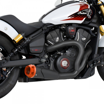 view Freedom Performance S101-SHBLK-AODO 4.5" 2-1 Shorty Exhaust for Indian Scouts 2025+