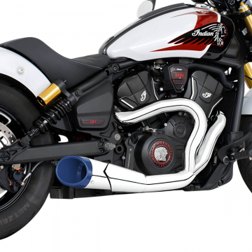 view Freedom Performance S101-SHCHR-COGB 4.5" 2-into-1 Shorty Exhaust for Indian Scouts 2025+