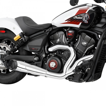 view Freedom Performance S101-TOCHR-STRGBK 4.5" 2-1 Turn-Out Exhaust for Indian Scouts 2025+