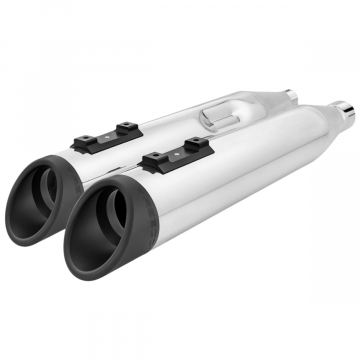 view Freedom Performance CR-SLHBK 4.5" Slash Raptor Slip-ons for Harley Touring 2017+