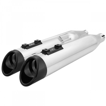 view Freedom Performance CR-SLHGBK 4.5" Slash Raptor Slip-ons for Harley Touring 2017+