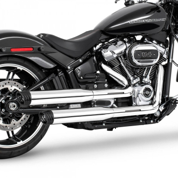 view Freedom Performance WTSOCR-RACBK 3.25" Slip-on Exhausts for Harley Softail 2018+