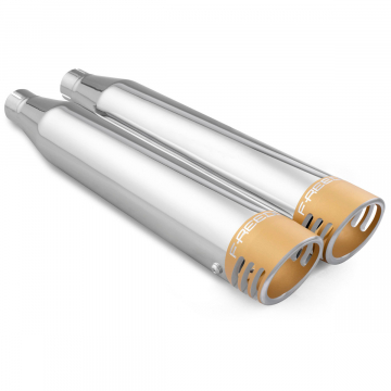 view Freedom Performance WTSOCR-RACSCPGD 3.25" Slip-on Exhausts for Harley Softail 2018+