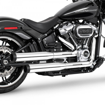view Freedom Performance WTSOCR-SIGBK 3.25" Slip-on Exhausts for Harley Softail 2018+
