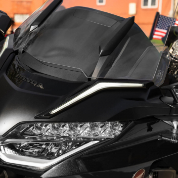 view Goldstrike 18051 Strike Windshield Trim, Black for Honda Goldwing 1800 2018+