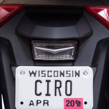 view Goldstrike 40035 LED Lighted Reflector, Clear for Honda Goldwing 1800 2018+