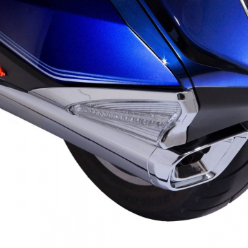 view Goldstrike 40036 LED Saddlebag Lights, Chrome for Honda Goldwing 1800 2018+