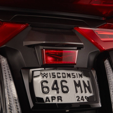 view Goldstrike 48040 LED Lighted Reflector, Red for Honda Goldwing 1800 2018+