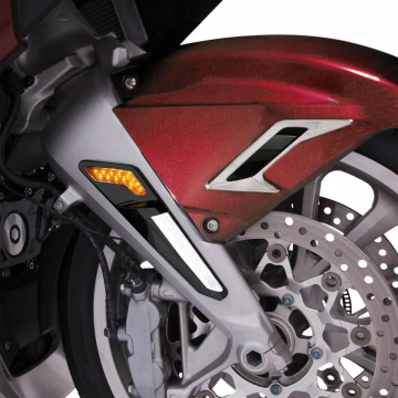 view Goldstrike 48121 Fork Mounted Driving Lights, Black for Honda Goldwing 1800 2018+