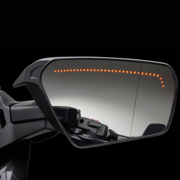 view Goldstrike 58510 Panovista Extended Mirrors With Turn Signals for Honda Goldwing 2018+