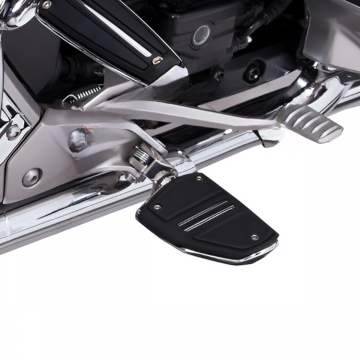 view Goldstrike 68405 Twin Rail Footrests w/ Adapter, Chrome Honda Goldwing 1800 2018+