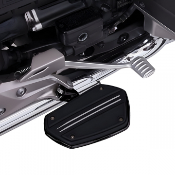 view Goldstrike 68221 Twin Rail Floorboards w/ Adapter, Black Honda Goldwing 1800 2018+