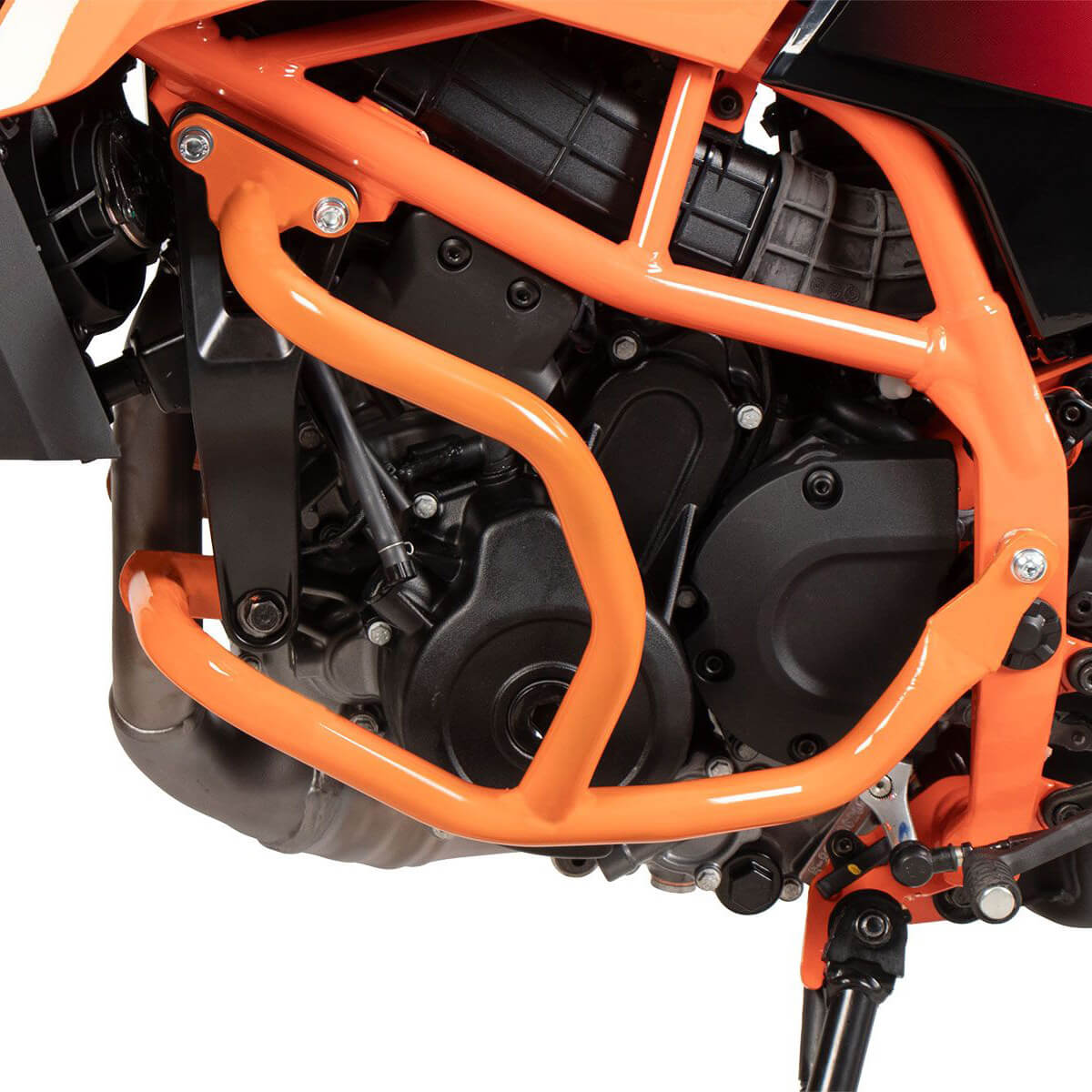 Hepco & Becker 501.7672 00 06 Lower Crashbars, Orange for KTM 390/125 ...