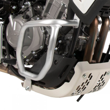 view Hepco & Becker 501.7678 00 09 Lower Crashbars, Silver for CF Moto 450 MT 2024+