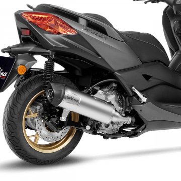 view LeoVince LV One Evo Slip-on Exhaust for Yamaha X-Max 300/Tech Max '21-'24
