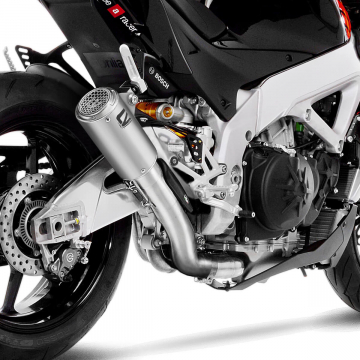 view LeoVince LV CORSA S Titanium Slip-on Exhaust for Aprilia RSV4 / Tuono V4 1100/Factory