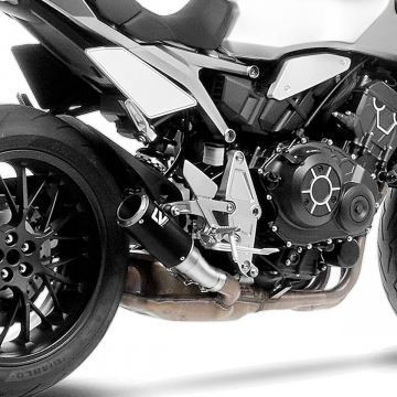 view LeoVince LV CORSA Black Slip-on Exhaust for Honda CB1000R Neo Sports Cafe '18-'24