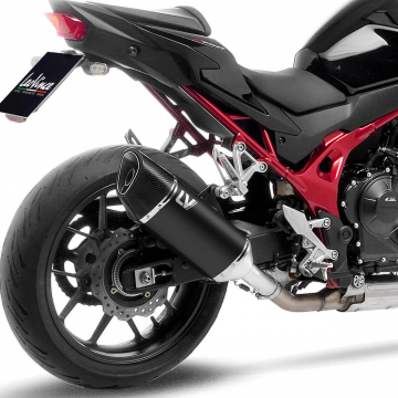 view LeoVince LV-14 R Black Slip-on Exhaust for Honda CB750 Hornet 2023+