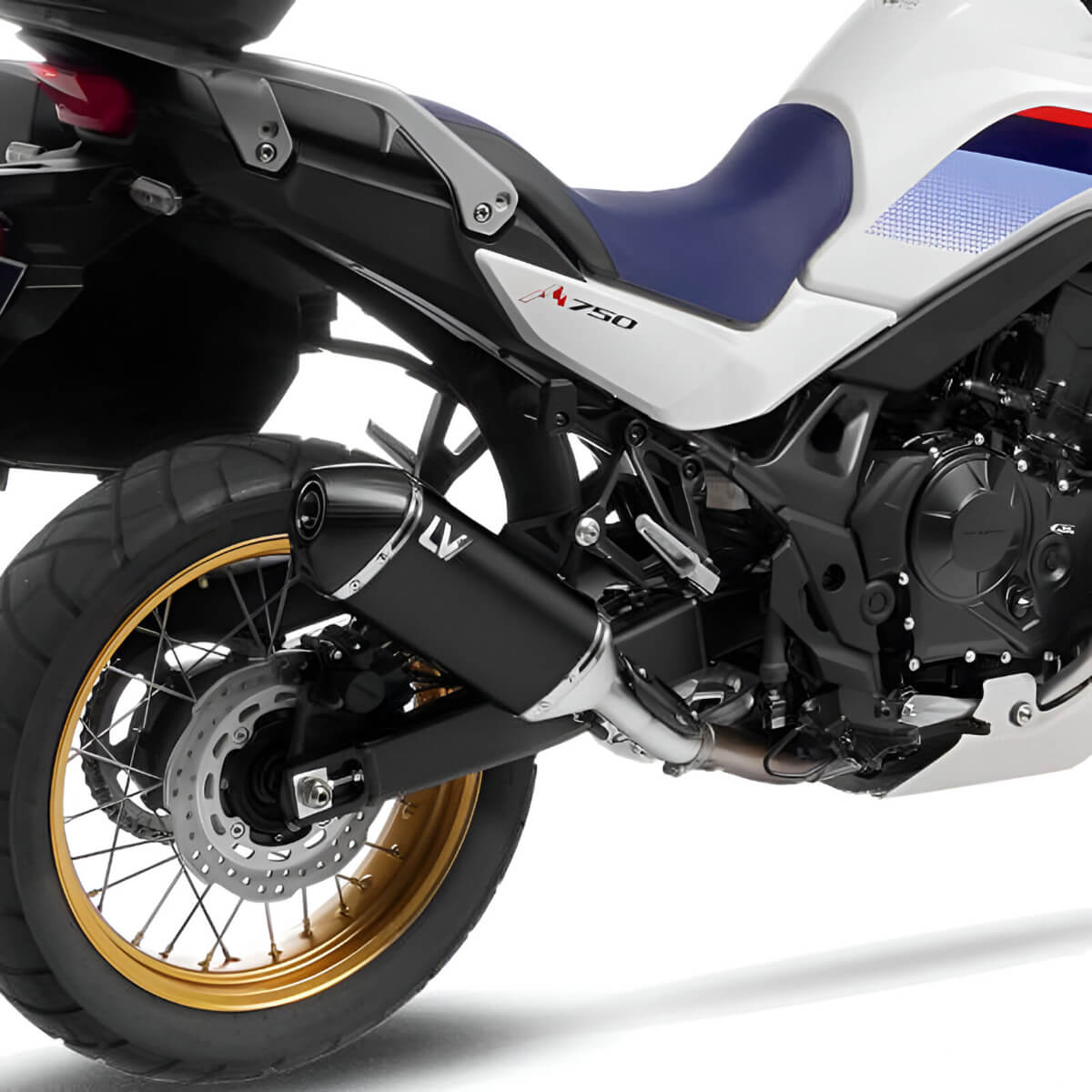 LeoVince LV-14 Black Edition Slip-on Exhaust for Honda XL750