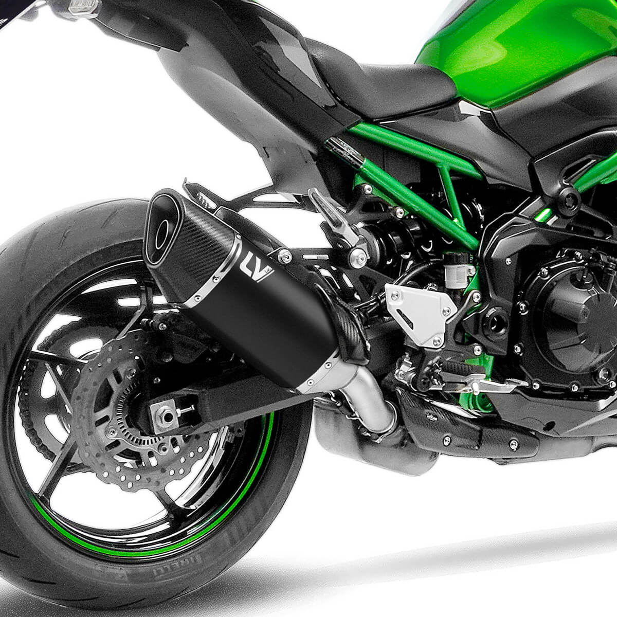 LeoVince LV-14 R Black Edition Slip-on Exhaust for Kawasaki Z900