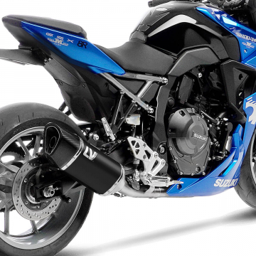 view LeoVince 15606BU LV-14 R Black 2-into-1 Exhaust System for Suzuki GSX-8S/R 2023+