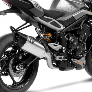 view LeoVince LV-14 R 3-into-1 Full Exhaust for Triumph Street Triple 765 R/RS/A2 2023+