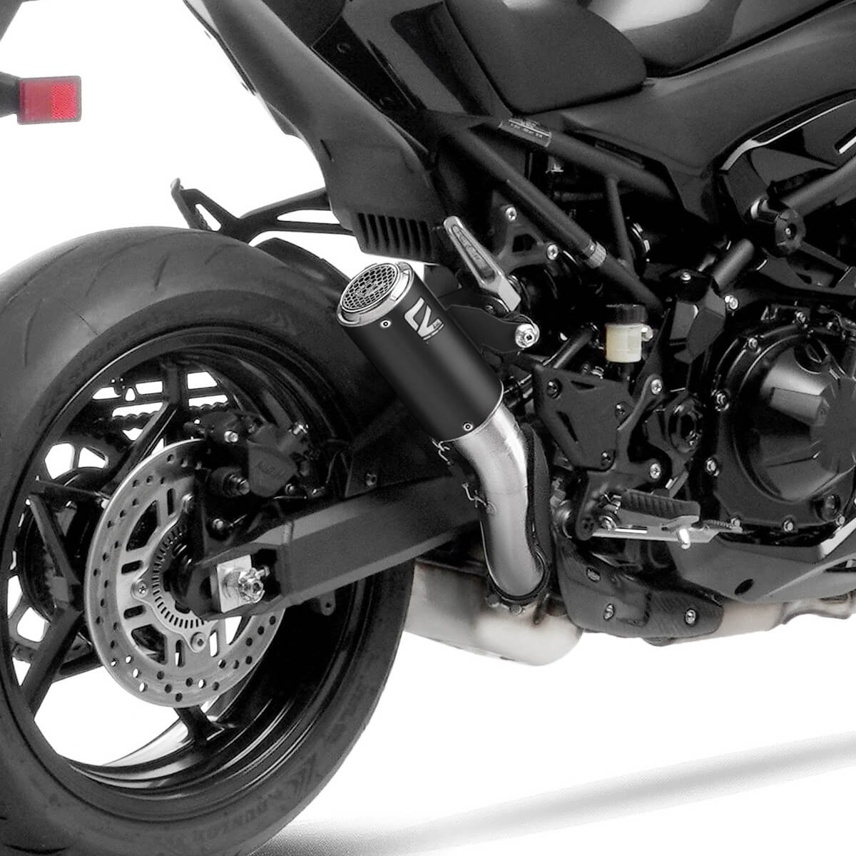 LeoVince LV CORSA S Black Edition Slip-on Exhaust for Kawasaki