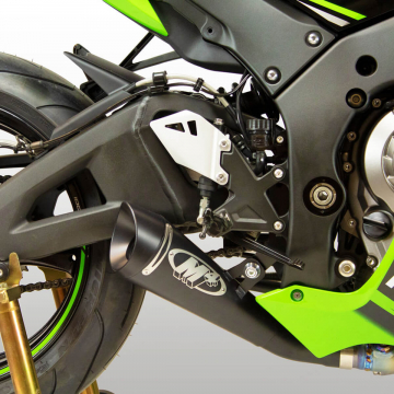view M4 KA9902-GP19 Black GP19 Slip-on Exhaust for Kawasaki ZX-10R 2016-2020