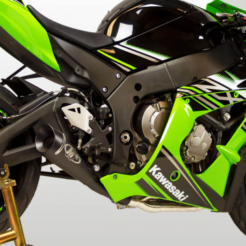 view M4 KA9922-GP19 Black GP19 Full Exhaust System for Kawasaki ZX-10R 2016-2020