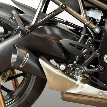 view M4 Black GP19 Slip-on Exhaust for Suzuki GSX-S1000 2021+