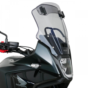view MRA "VT" Vario Touring Windshield, Smoke-Grey for Honda NX500 2024+