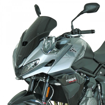 view MRA "TM" Touring Windshield, Black for Triumph Tiger Sport 800 2025+