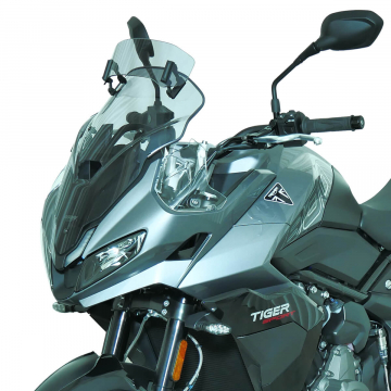 view MRA "VTM" Vario Touring Windshield, Smoke-Grey for Triumph Tiger Sport 800 2025+