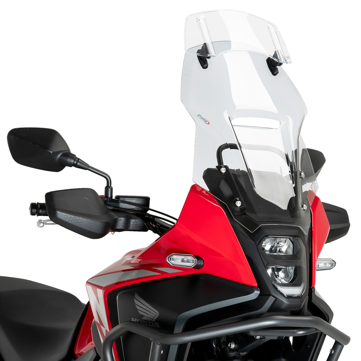 Puig 22022W Touring Windshield with Visor for Honda NX500 2024+