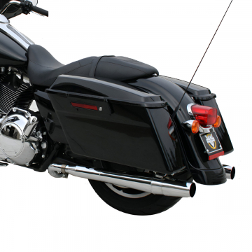 view Thunderheader 1075XF Falsee Exhaust System, Chrome for Harley Touring 2017+