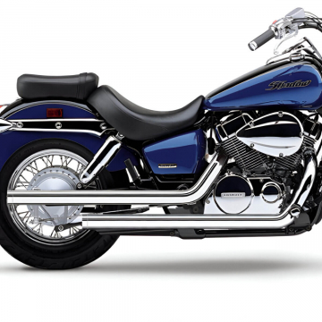 view Cobra 1611T Dragster Exhaust System, Chrome for Honda Shadow 750 '04-'16