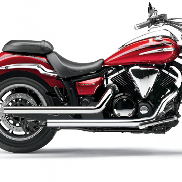 view Cobra 2615T Dragster 2-into-2 Full Exhaust, Chrome for Yamaha V-Star 950 '09-'15