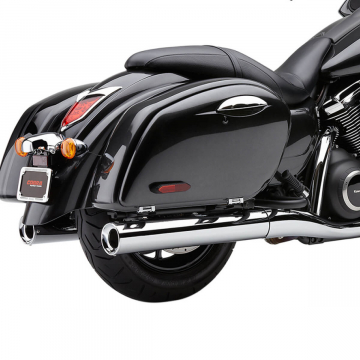 view Cobra 4230 4" Slip-on Exhausts, Chrome for Kawasaki Vulcan 1700 '11-'17