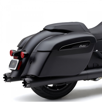 view Cobra 5208B 4" Neighbor Haters Dual Cut Slip-on Exhausts for Indian Chief/Chieftain