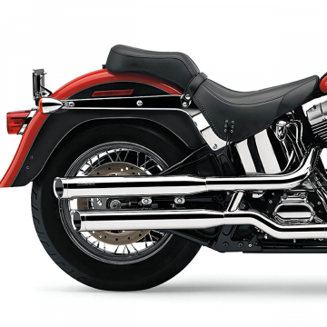 view Cobra 6001 3" Slip-on Exhausts, Chrome for Harley Softail '07-'17