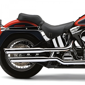 view Cobra 6004 3" Slip-on Exhausts, Chrome for Harley Softail '00-'06