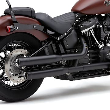 Cobra 6048B Neighbor Hater Slip-on Exhausts for Harley Softail FLHC/FLSB '18-'22