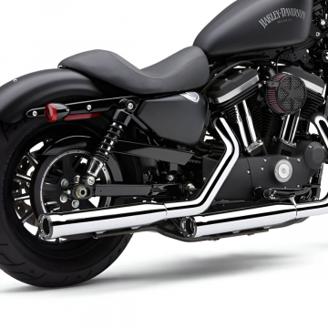view Cobra 6081 3" RPT Slip-on Exhausts, Chrome for Harley Sportster '14-'21